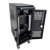 16 Bay Mobile School Charging Cart Station For Chromebook, Tablet And Laptop Computer With Power Strip Included - Black - Image 7