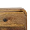 Mini Curve Floating Bedside - Oak - Image 9