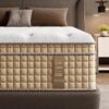 12" King Hybrid Mattress With Innersprings & Gel Memory Foam - Beige / White - Image 9