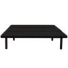 Queen Size Platform Bed Frame, Bedroom Furniture Metal Bed Foundation Base - Black - Image 3