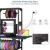 Heavy Duty 3D Printer Stand With Filament Storage Rack - Black - Image 9