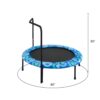 Joy Children's Trampoline With Handrails For Indoor And Outdoor Fun - Blue - Image 3