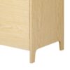 Furniture Style Multi Use Natural Cat Litter Box House With Flip Down Door - Natural - Image 10