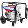 Gas Engine Powered Water Pump 3" Inlet & Outlet 7Hp 212Cc Epa Certified With Wheels And Handle - Black / Red - Image 5