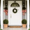 Artificial Ball Topiary Tree Decoration In Pot (Set of 2) - Green - Image 7