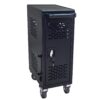 16 Bay Mobile School Charging Cart Station For Chromebook, Tablet And Laptop Computer With Power Strip Included - Black - Image 9