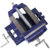 Industrial Cross Slide Vise, 6" Drill Press Vise, Metal Milling X - Y, Heavy Duty - Blue - Image 5