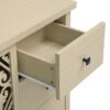 Hollowed Out Cabinet With 2 Door 3 Drawers, American Furniture, Suitable For Bedroom, Living Room, Study - Natural - Image 18