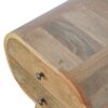 Circular Nightstand - Oak - Image 2