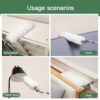 Long Handle Duster With Extension Bar, Home Dust Collector - White - Image 6