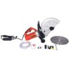 Electric 14" Cut Off Saw Wet / Dry Concrete Saw Cutter With Guide Roller And Water Line Attachment, 3000W - Black / Silver - Image 7