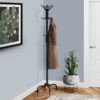 Free Standing Coat Rack 12 Hooks For Entryway - Black - Image 3