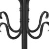 Coat Rack, Hall Tree, Free Standing, 8 Hooks, Entryway, Transitional - Black - Image 6