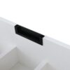 Modern Floating Bathroom Vanity With Dual Resin Sink, Soft Close Drawers - White - Image 21