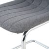 Modern Simple Light Luxury Dining Chair With Metal Legs For Home And Bedroom, (Set of 2) - Dark Gray - Image 14