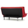 Lionel - Sofa Bed - Red - Image 4