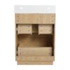 Modern Bathroom Vanities With Single Sink Combo - Oak - Image 15