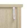 Hollowed Out Cabinet With 4 Doors, American Furniture, Suitable For Bedroom, Living Room, Study - Natural - Image 15