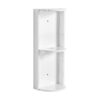 Bathroom Wall Mounted Storage Rack With Float Mounting Design, Durable Plywood - Glossy White - Image 11
