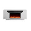 Alessia - Electric Fireplace With Multi Color LED And Flame Settings - White - Image 4
