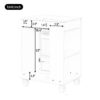 Classic Retro 24" Bathroom Vanity With Sink, Door Shelf, Side Open Storage Frame, Soft Closing Door - Black - Image 9