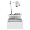 Flopini - Floating Nightstand With 1 Drawer, Compact Size - White - Image 6