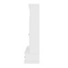 Hall Tree With Bench And 5 Storage Cubbies, Modern Entryway Storage Organizer Cabinet With 4 Doors, 5 Drawers And Adjustable Shelves For Hallway, Entryway, Living Room - White - Image 12