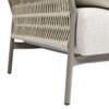Jasper - Upholstered Patio Deep Seating Sofa - Wheat Beige - Image 6