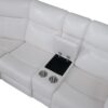 Right Arm Facing Sectional Sofa With Recline And Storage - White - Image 9
