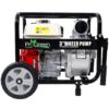 Honda - Gx160 Engine Water Pump 3" 264Gpm With Accessories Kit And Handle Wheel Kit - Black / Red - Image 7