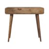 Curved Writing Desk - Oak - Image 5