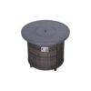 3 Piece All Weather Seating Group With Premium Cushions, Fire Pit Included - Beige / Brown Mix - Image 6