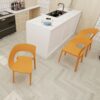 1 Piece Designed Single Chair, UV Resistant, Waterproof And Wear Resistant - Tropical Orange - Image 7