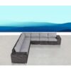 Premium Outdoor Lounge Set With Cushions - Gray Mix - Image 2