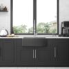 Farmhouse Sink 27" Stainless Steel Apron Front Kitchen Sink - Gunmetal Black - Image 4