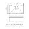 30" Modern Topmount Kitchen Sink Stainless Steel 16 Gauge Single Bowl - White - Image 3