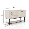 Server With Metal Base - White - Image 3