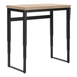 Computer Desk, Home Office, Standing, Adjustable, Laptop, Contemporary & Modern - Natural
