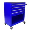 4 Drawers Multifunctional Tool Cart With Wheels - Blue - Image 16