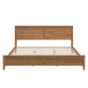 King Size Platform Bed With Sturdy Slats Support - Seadrift - Image 6