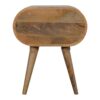 Circular Nightstand - Oak - Image 5