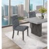 Sharon - Dining Chair With Extended Back (Set of 2) - Gray - Image 2