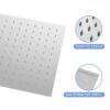 10" Square Rainfall Shower Head, Wall / Ceiling Mounted, Stainless Steel - Chrome - Image 6