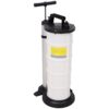 Manual Oil Extractor Pump 9L Capacity For Automotive Fluids - White / Black - Image 7