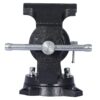 5" Multi Jaw Rotating Bench Vise, 360 Degree Swivel Clamp Metal - Black - Image 6