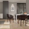 2 Piece Durable Single Chair With Mesh Hollow Out Design - Warm Gray - Image 9