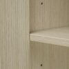 Modern 2 Door 3 Drawer Storage Cabinet, Buffet Cabinet With 2 Embossed Door For Living Room, Kitchen, Entryway - Natural - Image 18