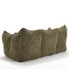 Comfortable Dual Beanbag Chair With High Resilience Foam Core For 2 People In - Olive Green - Image 14