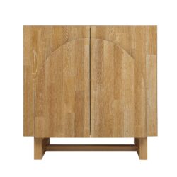 2 Door Cabinet, Suitable For Bedroom - Natural