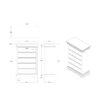 Charlston - Chest With LED - White - Image 9